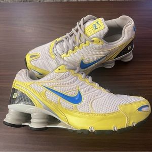 Vtg Nike Size 9 women’s Shox Blue white  2008 ID Jordan Dunk Restoration Max Air